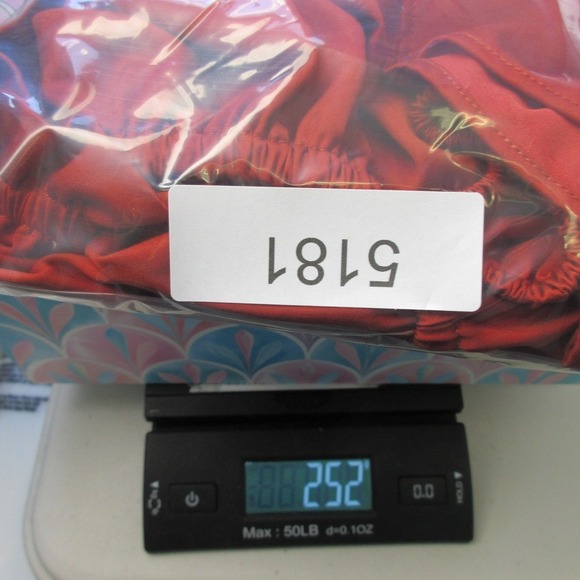 Antonio Melani Brick Beauty Smocked Blouse M Orange Puff Sleeve Preppy Chic 252 - Picture 10 of 10